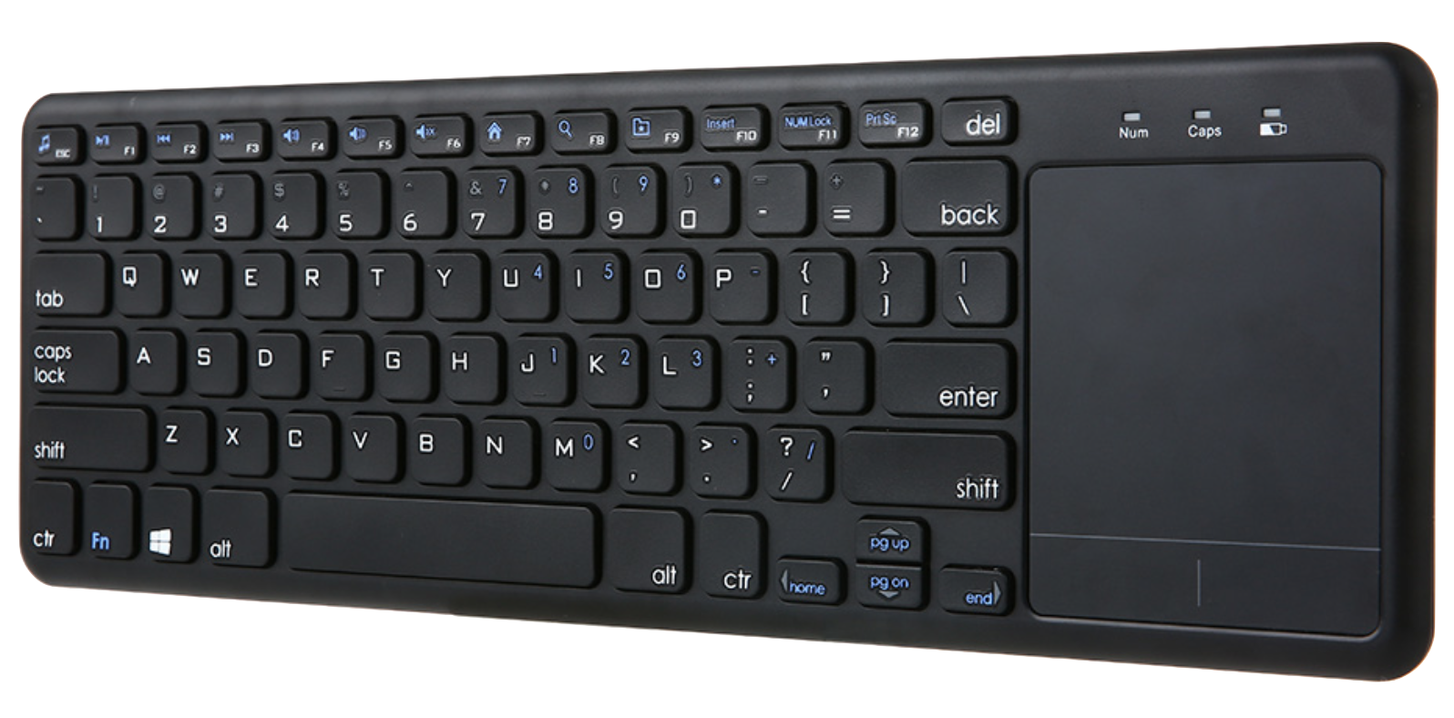 格安のトラックパッド付き無線キーボード