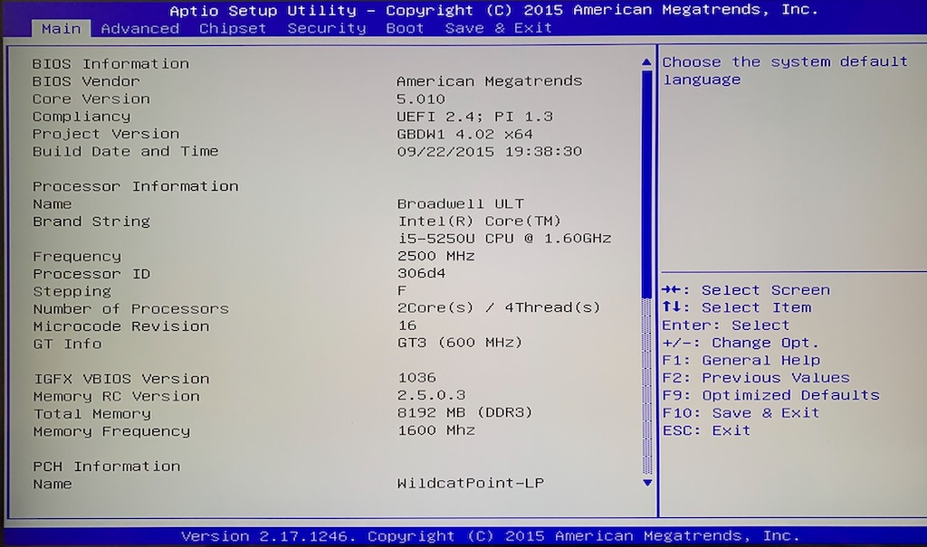 5250U搭載小型PC XCY X36 (2: OS導入未完編)