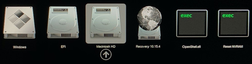 OpenCoreの選択画面をグラフィカルにする
