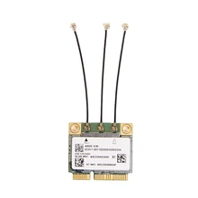 1300Mbps Mini PCI-E Wlan Card For Azurewave AW-CB160H 802.11ac/abgn WiFi+Bluetooth 4.0 Broadcom BCM94360HMB +3X IPEX-4 antennas