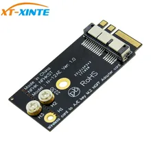 XT-XINTE BCM94360CS2 BCM943224PCIEBT2 12+6 Pin Bluetooth Wifi Wireless Card Module to NGFF M.2 Key A / E Adapter for Mac OS